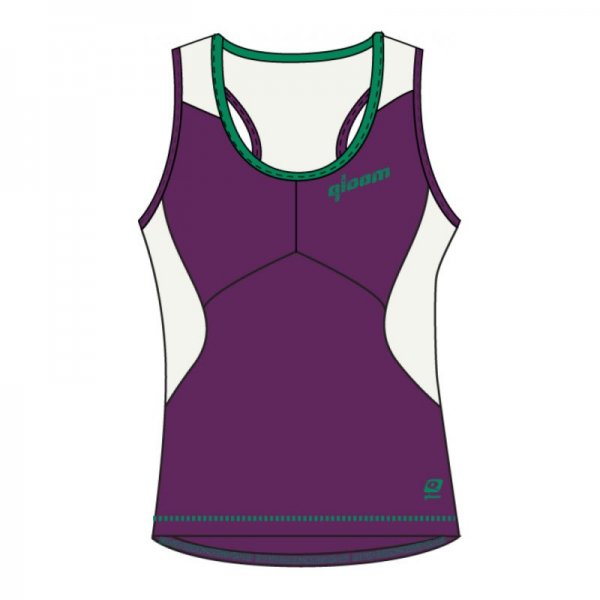 Qloom Sarina Damen Radtop purple