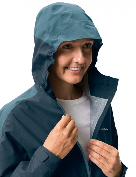 Vaude Womens Moab Rain Jacket II -  dark sea uni