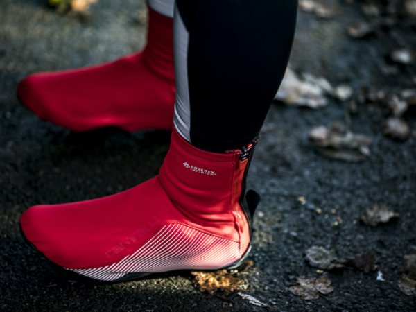 Castelli Dinamica W Shoecover red