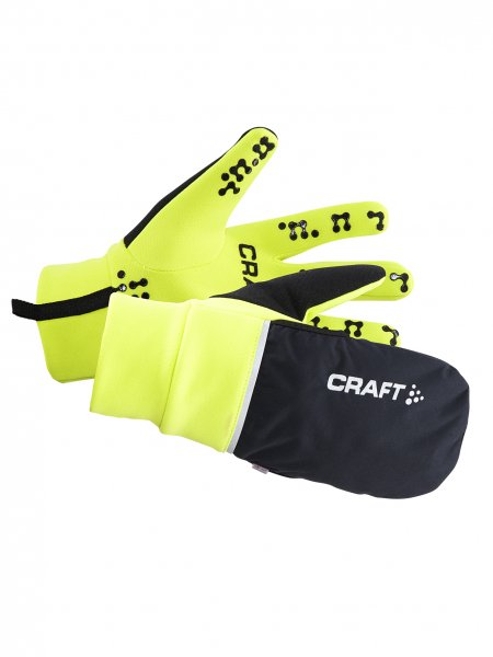 Craft Hybrid Weather Glove Unisex - Neongelb