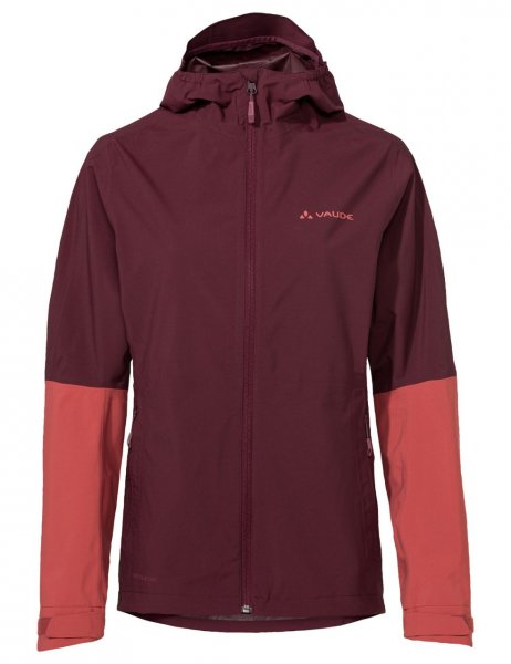 Vaude Womens Moab Rain Jacket II - cassis