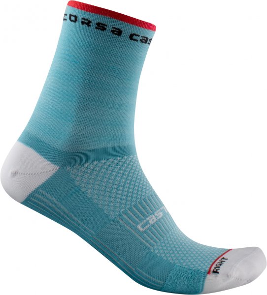 Castelli Rosso Corsa W11 Sock - celeste