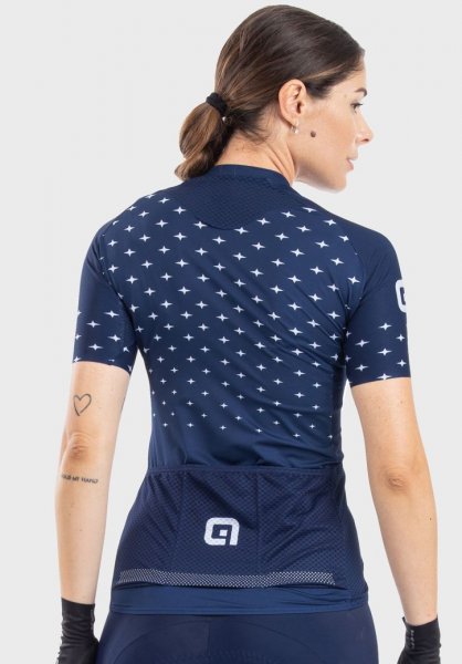 Al Stars Damen Radtrikot kurzarm - blue