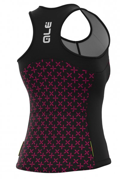 Al Helios Lady Top - black magenta