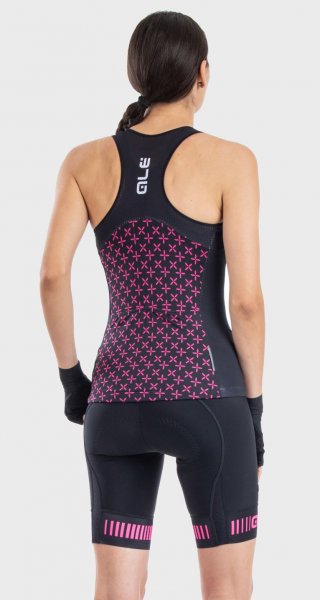 Al Helios Lady Top - black magenta