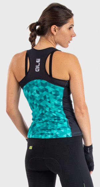 Al Triangles Lady Top - trkis