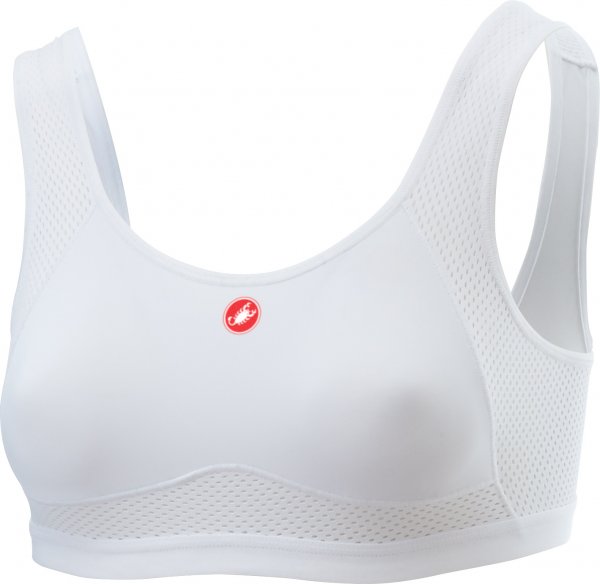 Castelli Rosso Corsa Bra - white