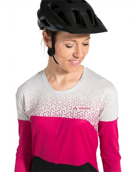 Vaude Womens Moab LS T-Shirt V - bramble