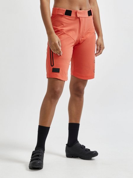 Craft ADV Offroad XT Shorts Damen mit Pad - coral