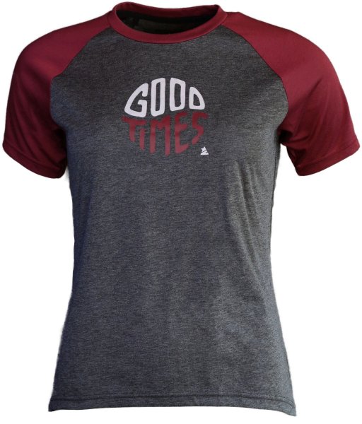 Zimtstern Gooz Tee Damen Shirt- gun metal