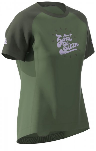 Zimtstern PureFlowz Shirt SS Women - green forest