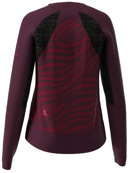 Zimtstern Techzone Shirt LS Women - jester red