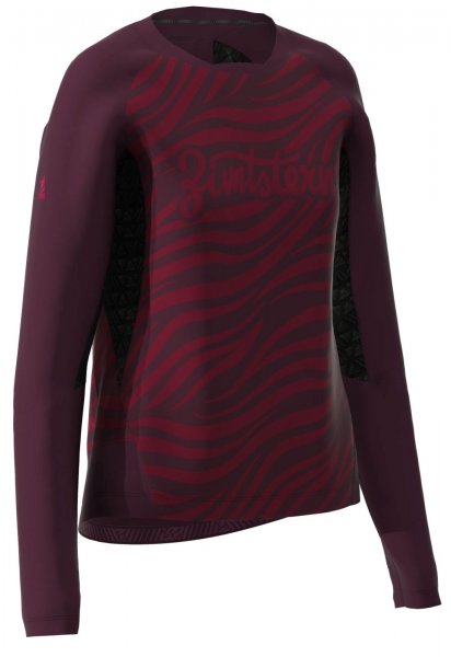 Zimtstern Techzone Shirt LS Women - jester red