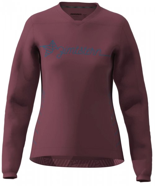 Zimtstern EcoFlowz Shirt LS Women - windsor wine