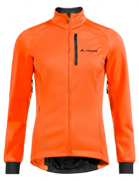 Vaude Womens Posta Softshell Fahrradjacke  - neon orange