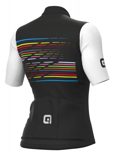 Al Logo Damen Fahrradtrikot - black