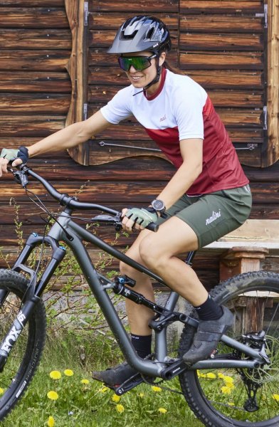 Nalini Pro Damen MTB Shirt - rot/ hellgrau