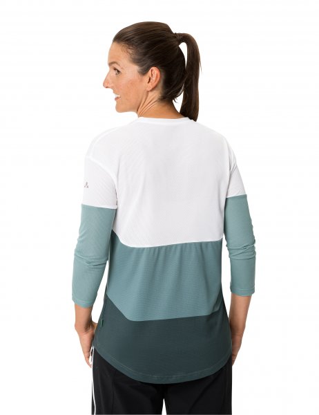 Vaude Womens Moab LS T-Shirt V - dusty forest