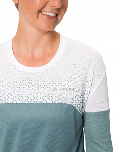 Vaude Womens Moab LS T-Shirt V - dusty forest