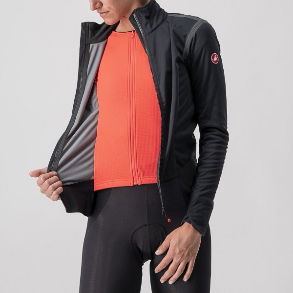 Castelli Alpha RoS 2 Damen Radjacke - light black