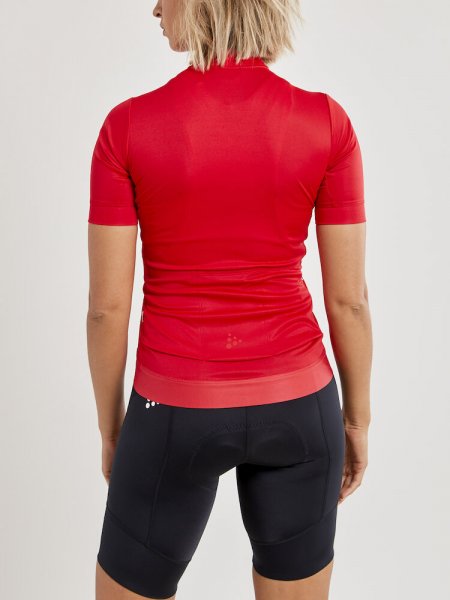 Craft Core Essence Damen Radtrikot Tight Fit - red