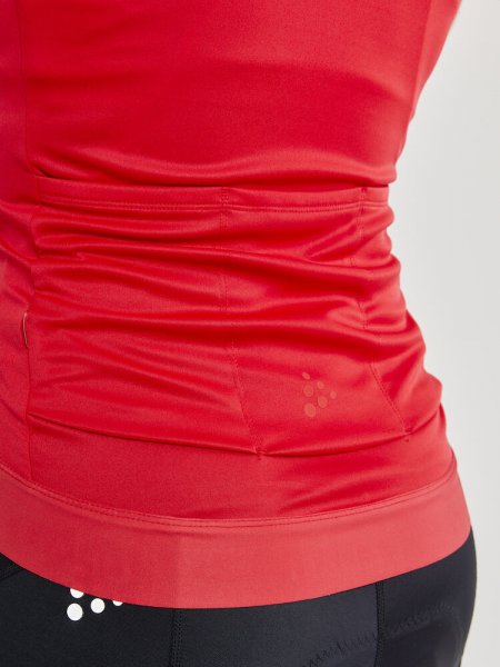 Craft Core Essence Damen Radtrikot Tight Fit - red