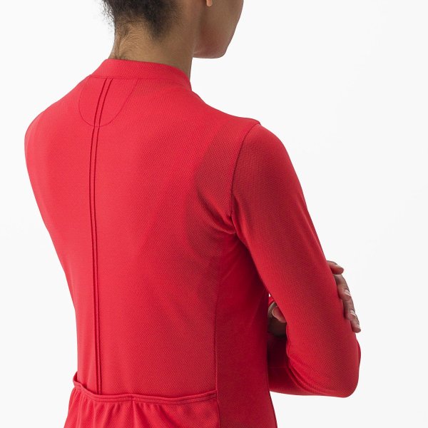 Castelli Anima 4 Damen Rennradtrikot - hibiscus