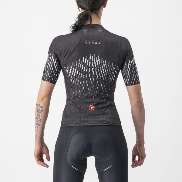 Castelli Aero Pro Damen Rennradtrikot - light black