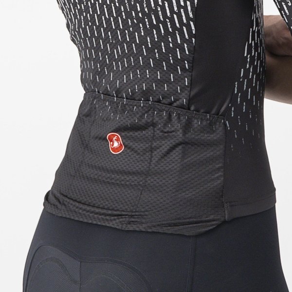 Castelli Aero Pro Damen Rennradtrikot - light black