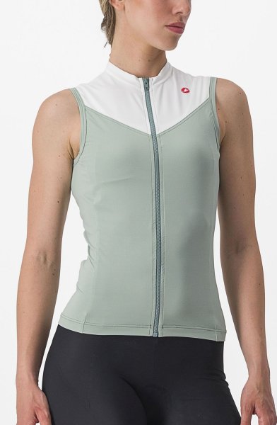 Castelli Solaris Damen Sleeveless Damen - defender green