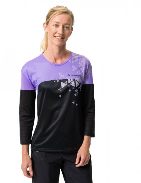 Vaude Womens Moab LS T-Shirt V - limonium