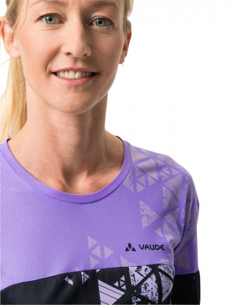 Vaude Womens Moab LS T-Shirt V - limonium