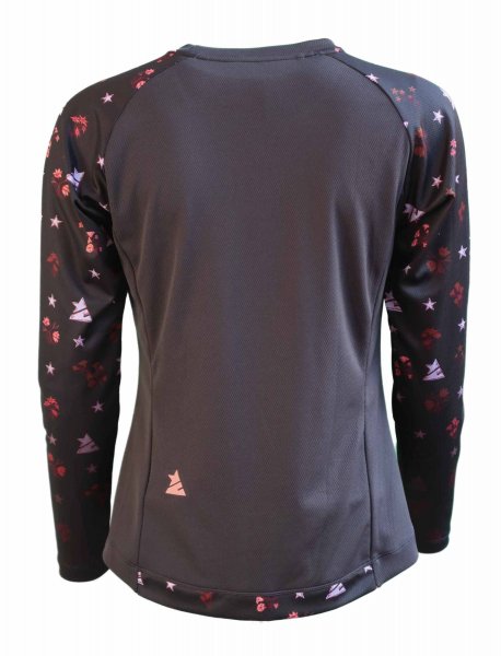 Zimtstern Braapz MTB Shirt LS Damen - pirate black