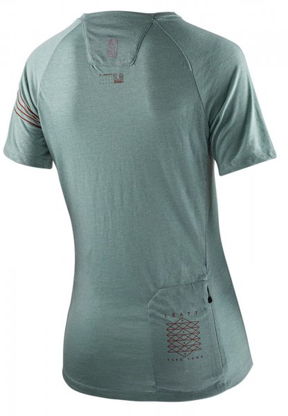 Leatt MTB All Mountain 2.0 Short Sleeve Damen Bike Shirt - pistachio