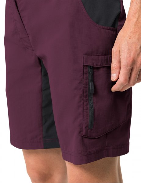 Vaude Womens Qimsa Shorty - cassis