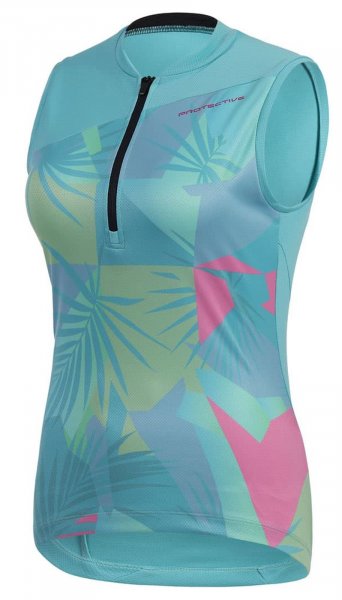 Protective P-Berry Island Radtop Damen - sea