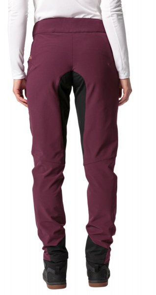 Vaude Womens Qimsa Light Softshell Pants - cassis