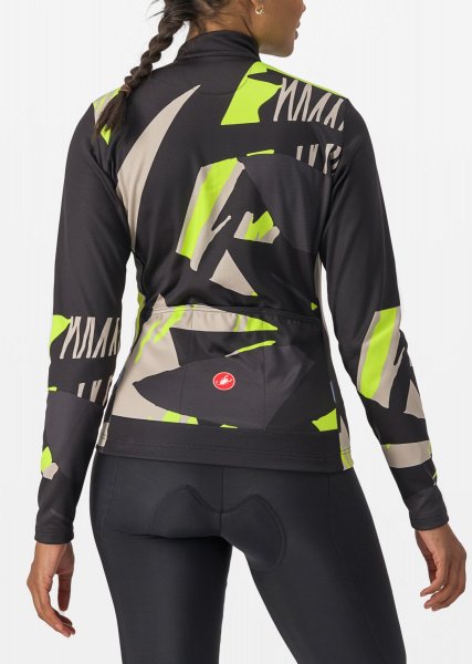 Castelli Tropicale langarm Radtrikot Damen - black