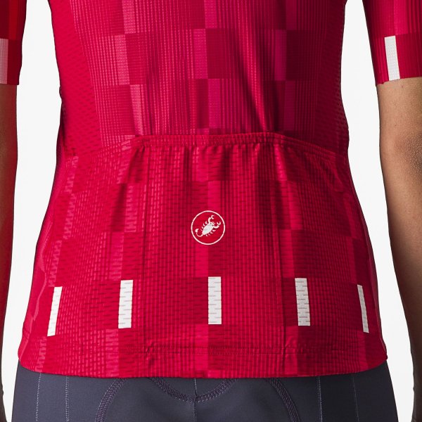 Castelli Dimensione Damen Radtrikot - persian red