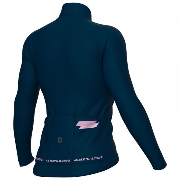 Al Follow me Radtrikot Damen - blue