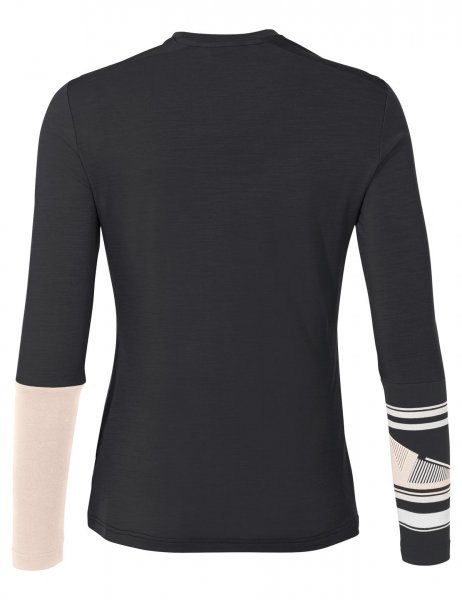 Vaude Monviso Wool LS Damen T-Shirt - black