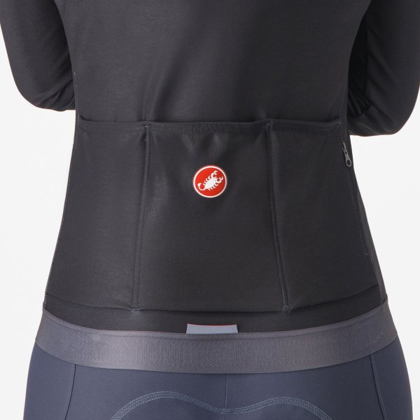 Castelli Espresso Thermal Damen Radtrikot - bordeaux
