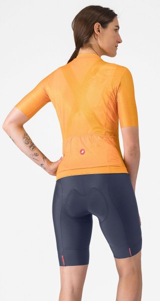 Castelli Prima 2 DT Damen Bib Short - twilight blue/ hibiscus