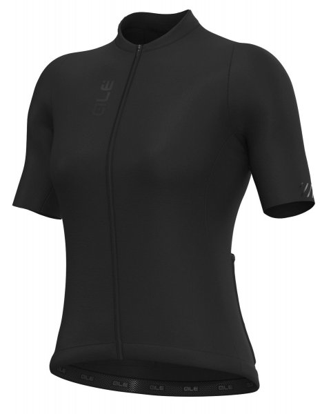 Al Color Block Lady Radtrikot - black