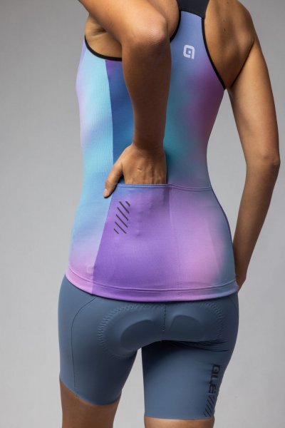 Al Aurora Damen Radtop - purple