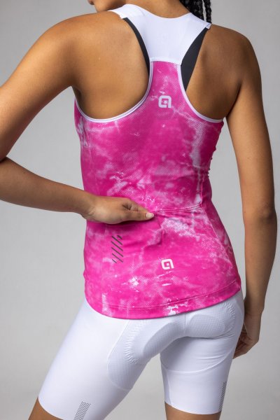 Al Marble Damen Radtop - fuchsia