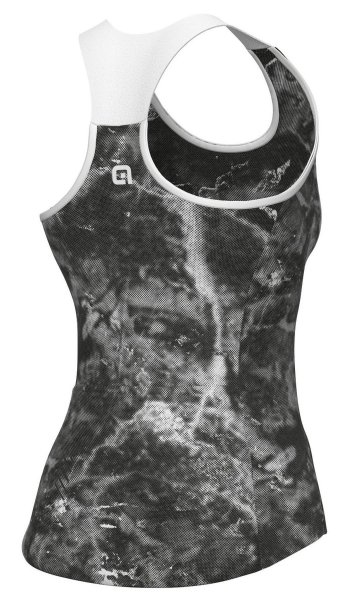 Al Marble Damen Radtop - black