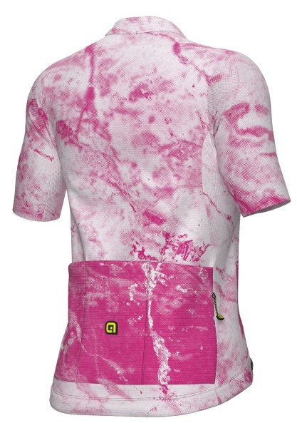 Al Marble Damen Radtrikot - fuchsia