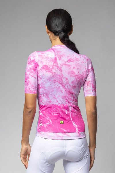 Al Marble Damen Radtrikot - fuchsia