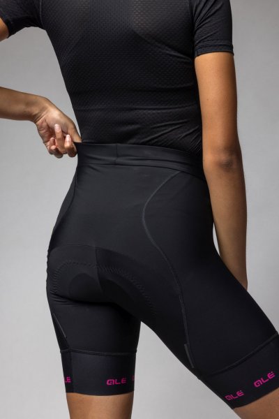 Al Strada 2.0 Damen Rennradhose - black pink